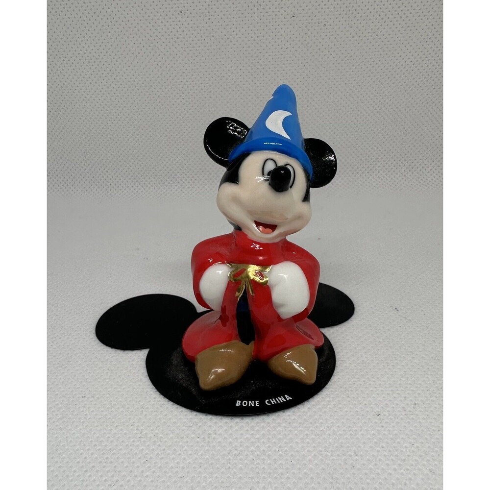 Disney Mickey Mouse Sorcerer's Apprentice Fantasia Vintage Ceramic Figurine